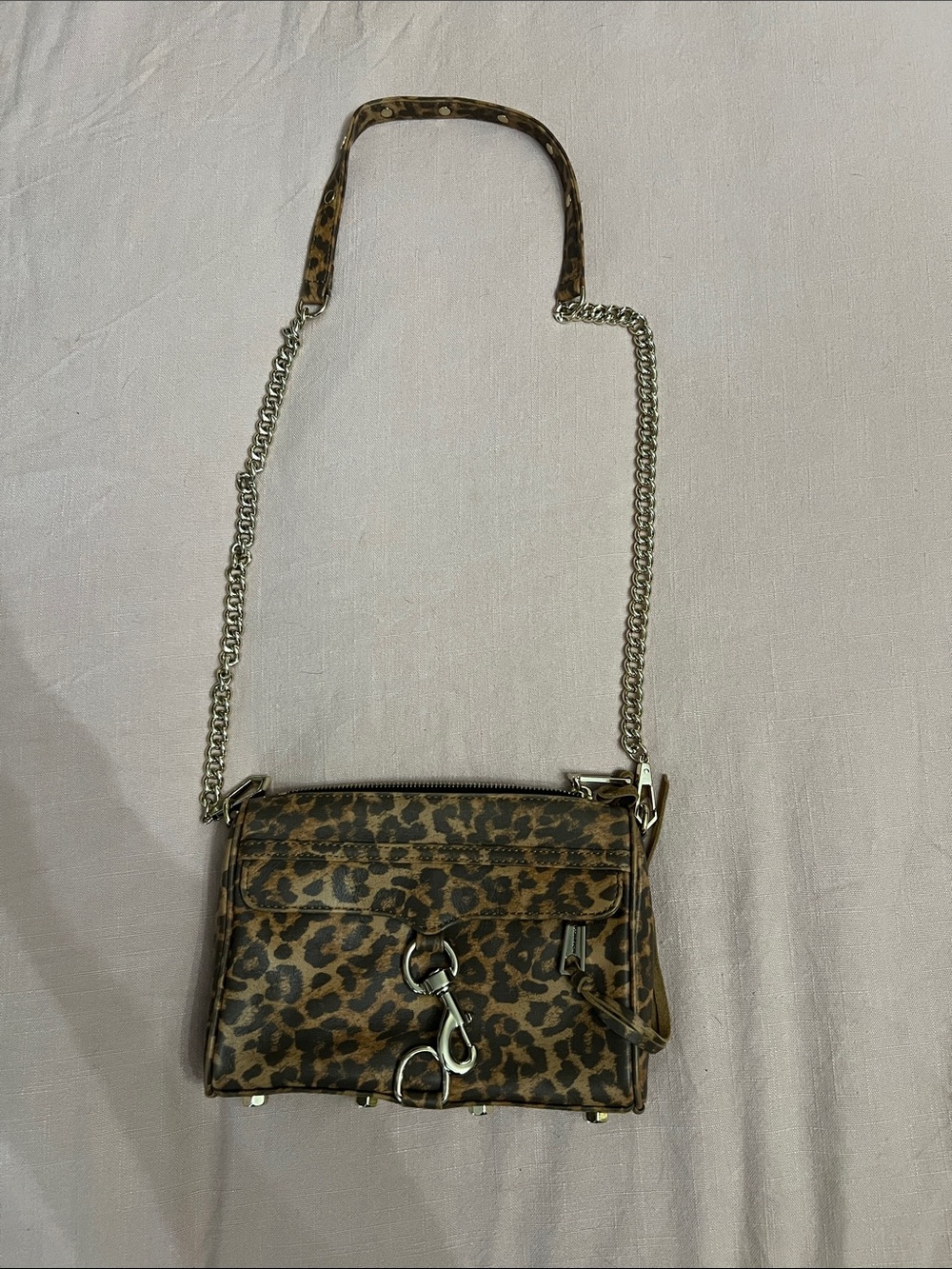 Rebecca Minkoff Leopard Print Crossbody Bag - Brown/Black